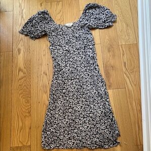 ba&sh Floral Midi Wrap Dress